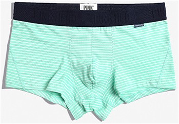 Мужские трусы Pink Hero светло-зеленые в полоску PH1287-3