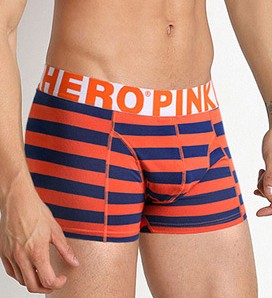Мужские трусы Pink Hero красные/синие полоски удлиненные PH514-2