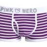Мужские трусы Pink Hero пурпурные в полоску PH1203-5