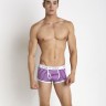Мужские трусы Pink Hero пурпурные в полоску PH1203-5