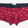 Мужские трусы Pink Hero красные с волками PH1286-1