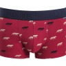 Мужские трусы Pink Hero красные с волками PH1286-1