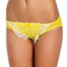 Женские трусы Victoria’s Secret желтые с кружевами 66294/159