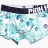 Мужские трусы Pink Hero белые с цветами PH512-2