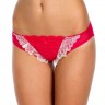 Женские трусы Victoria’s Secret красные с кружевами 66294/114