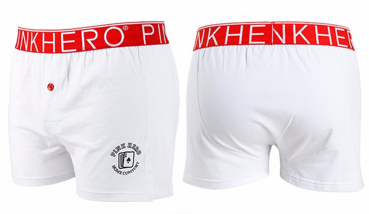 Мужские трусы Pink Hero белые удлиненные PH1279-4