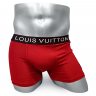 Мужские трусы Loius Vuitton красные LV05