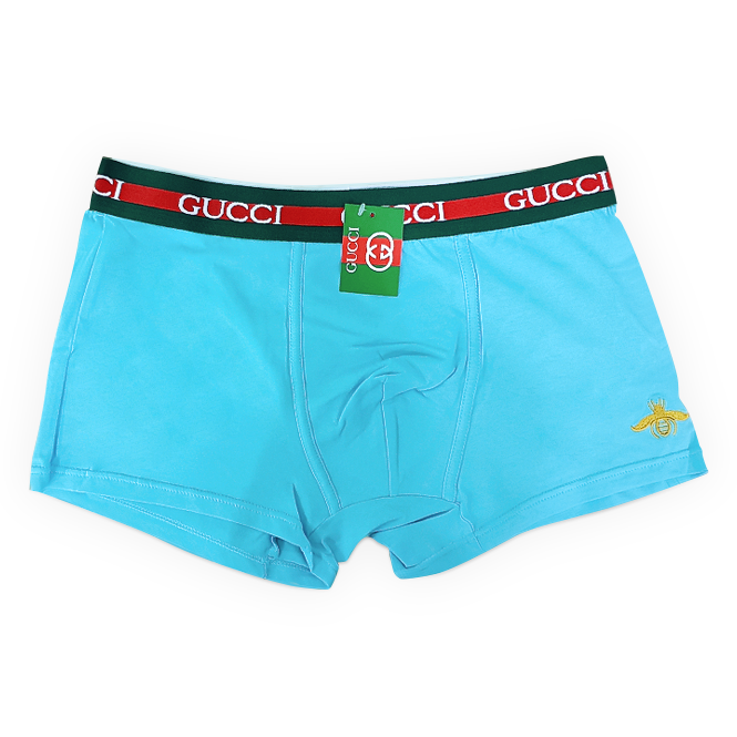 Мужские трусы Gucci голубые G05