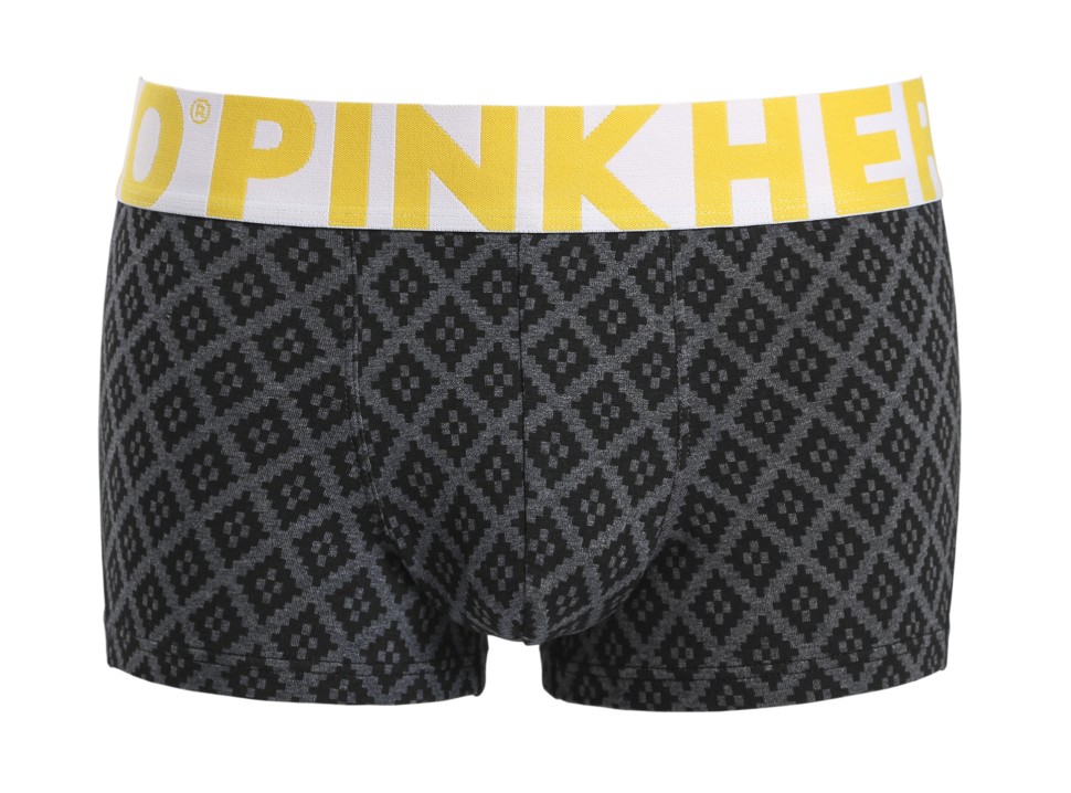 Мужские трусы Pink Hero темно-серые в ромбы PH805-3