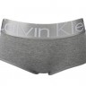 Женские шортики Calvin Klein серые с серебряной резинкой Steel B029