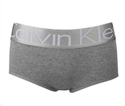 Женские шортики Calvin Klein серые с серебряной резинкой Steel B029