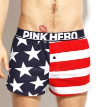 Мужские трусы Pink Hero с флагом удлиненные PH1275-1