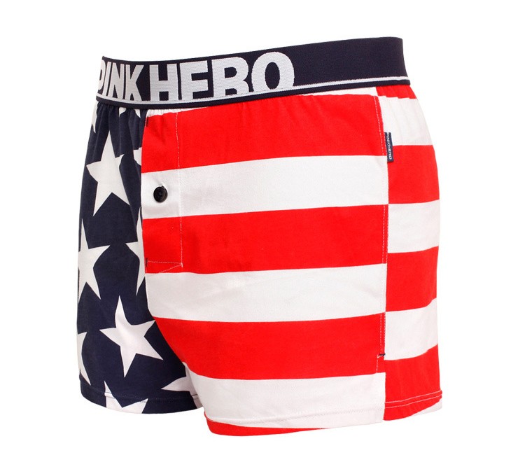 Мужские трусы Pink Hero с флагом удлиненные PH1275-1