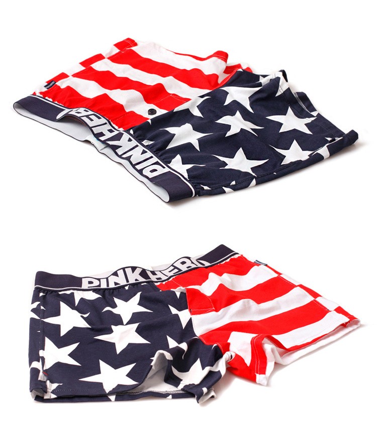 Мужские трусы Pink Hero с флагом удлиненные PH1275-1