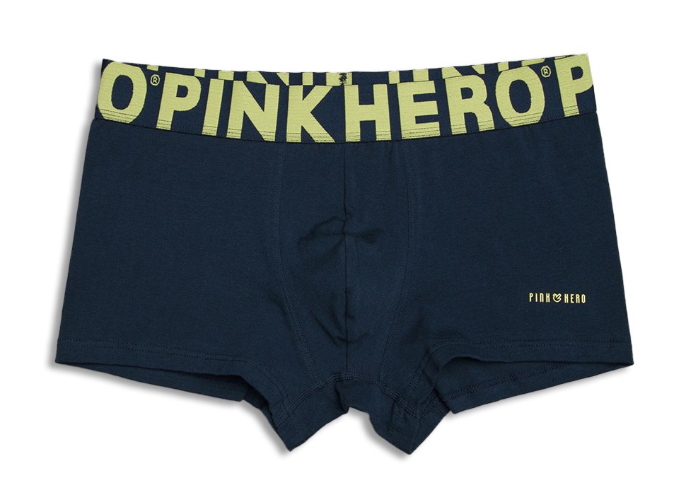 Мужские трусы Pink Hero темно-синие с большими буквами PH528-3