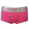 Женские шортики Calvin Klein розовые с серебряной резинкой Steel B031