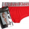 Женские шортики Calvin Klein красные с серебряной резинкой Steel B032