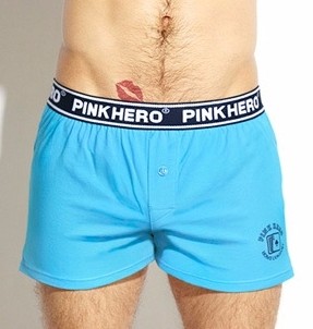 Мужские трусы Pink Hero голубые удлиненные PH1279-8