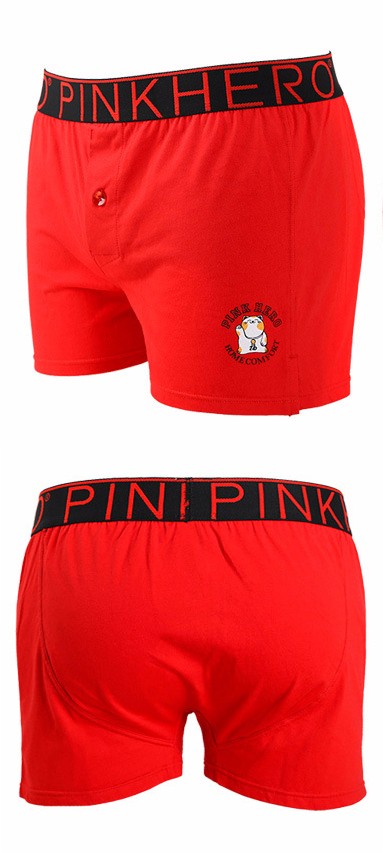 Мужские трусы Pink Hero красные удлиненные PH1279-2