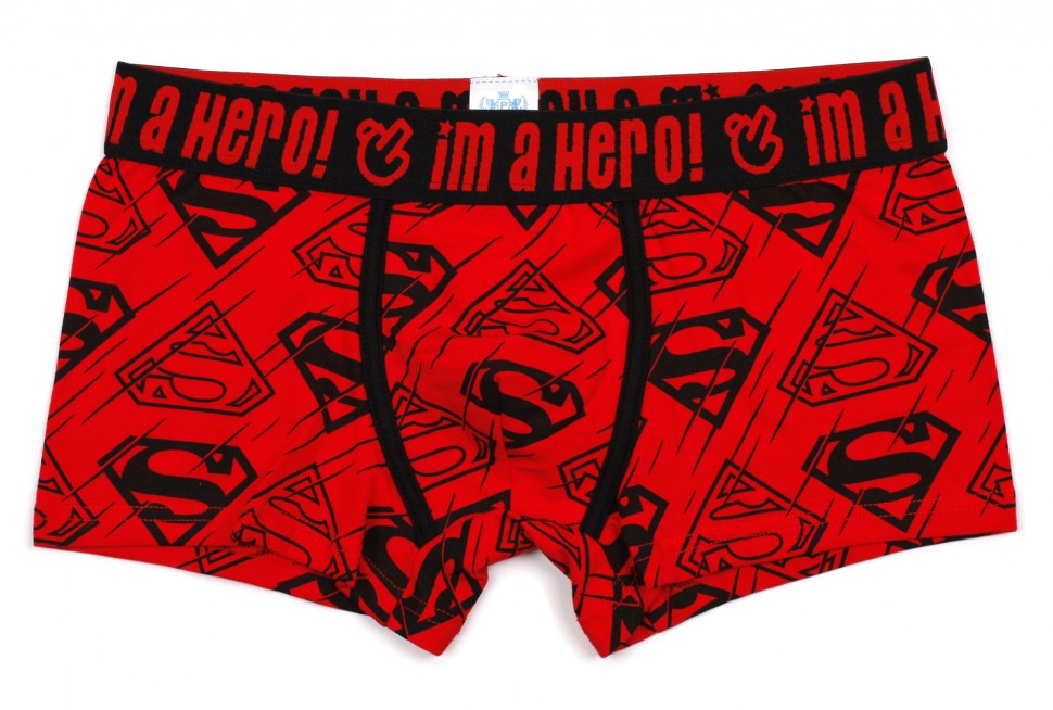 Мужские трусы Pink Hero красные Superman PH1250-3