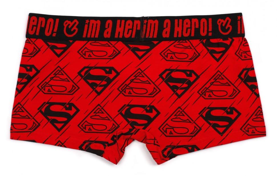 Мужские трусы Pink Hero красные Superman PH1250-3