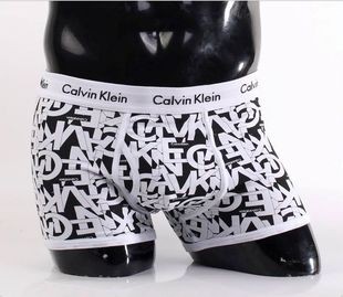 Трусы Calvin Klein 365 белые большие буквы A072