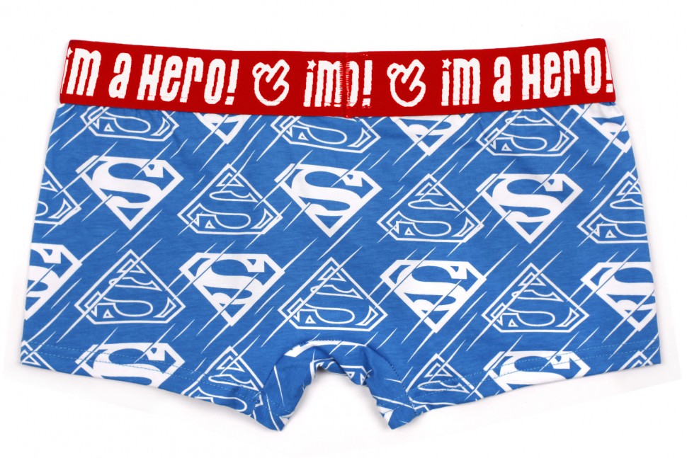 Мужские трусы Pink Hero голубые Superman PH1250-4