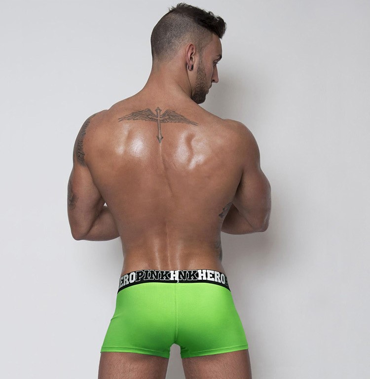 Мужские трусы Pink Hero зеленые PH1236-1